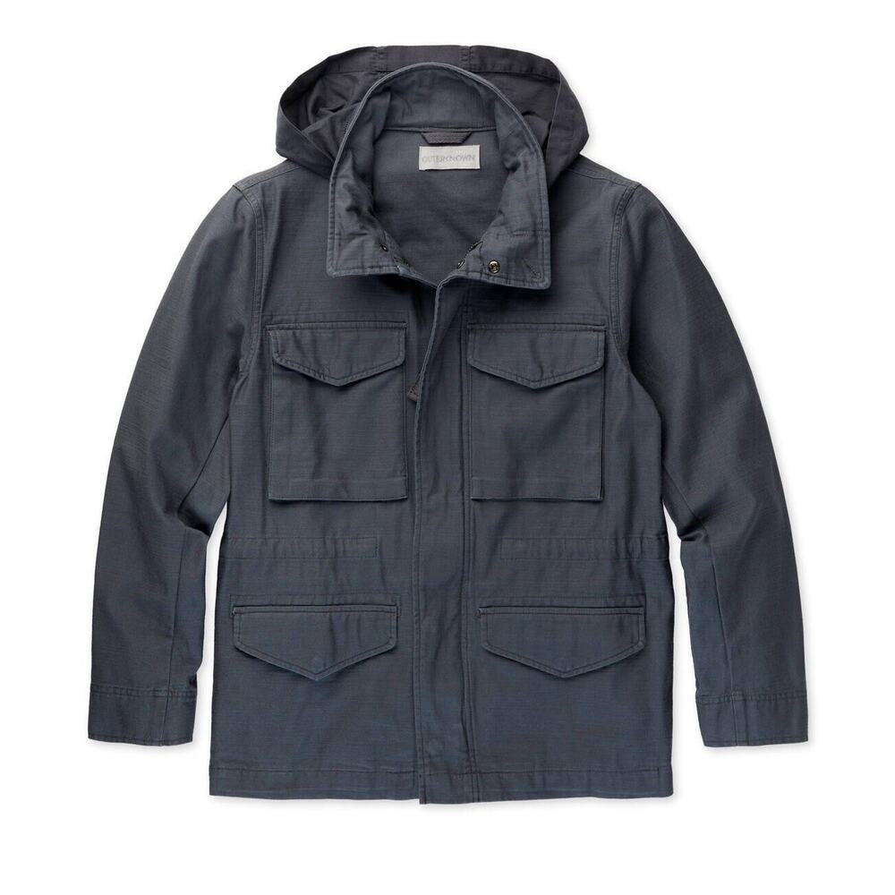 Outerknown M65 Military Field Voyager Jacket Mens Size XL Hooded Gray NWT $298